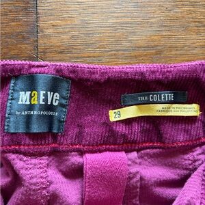 Maeve Fuchsia Ankle Pants